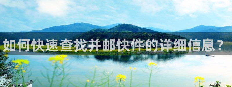 豪门国际大舞台：如何快速查找并邮快件